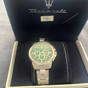 Brand new in the box Maserati watch. Never worn.